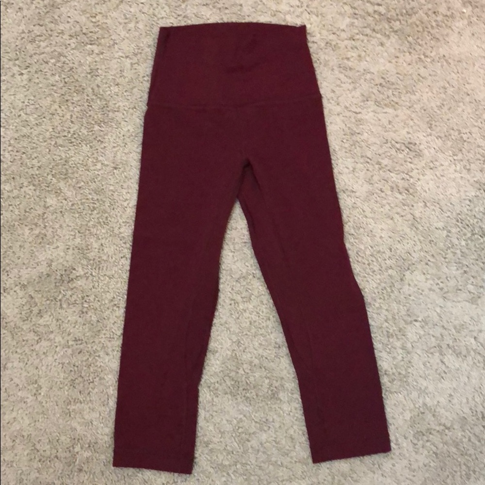 Lululemon Align Crop - Red - Size 2